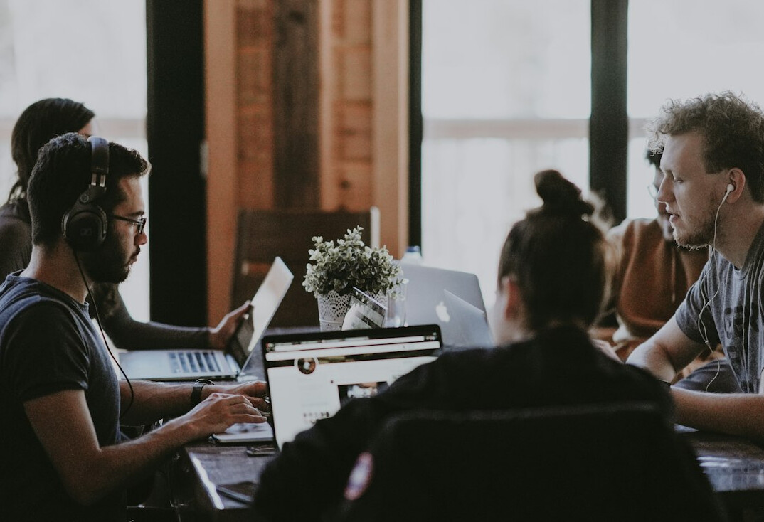 diverse business team in meeting