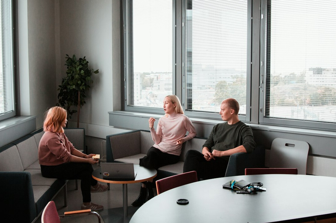 modern office team meeting