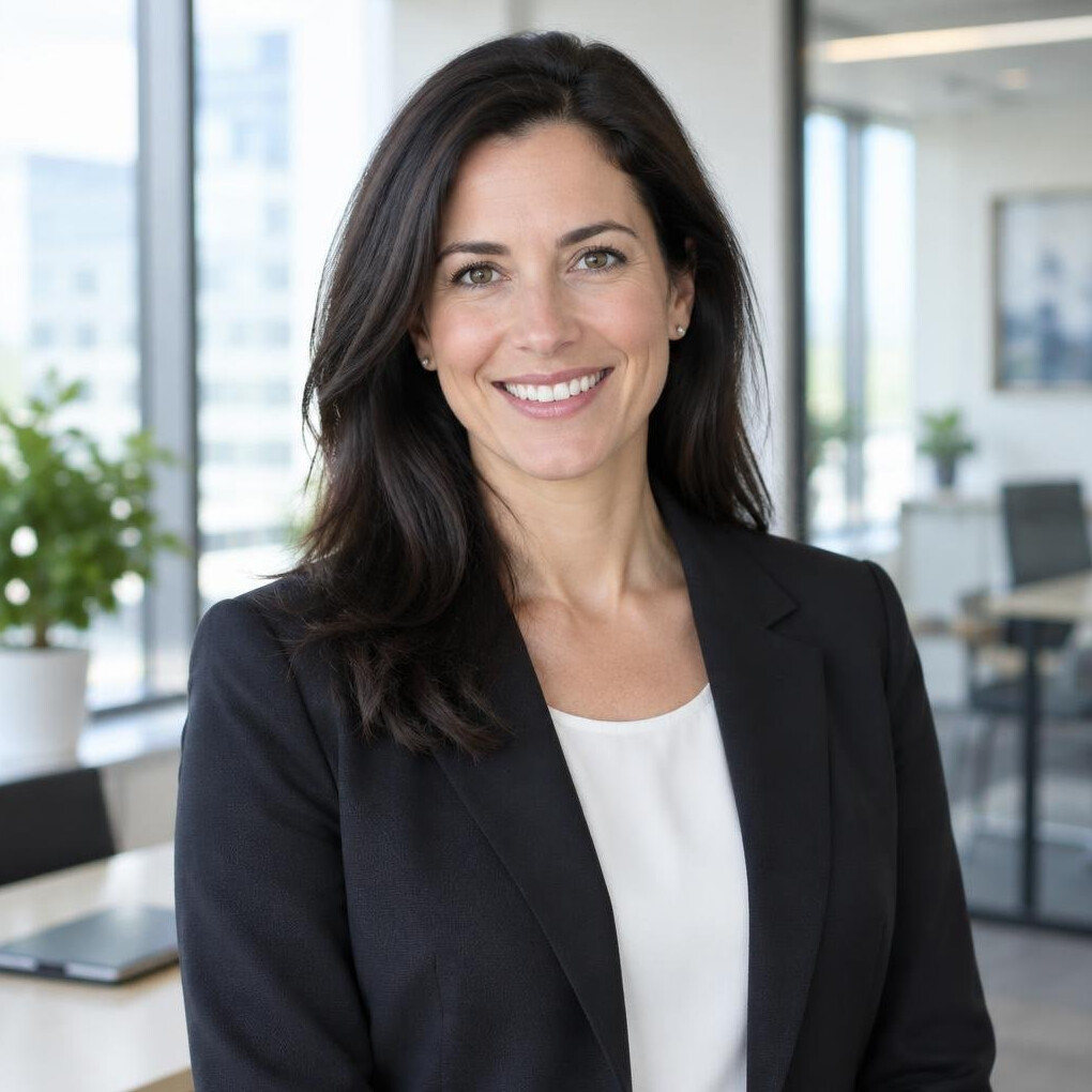 Portrait of a smiling businesswoman in an office