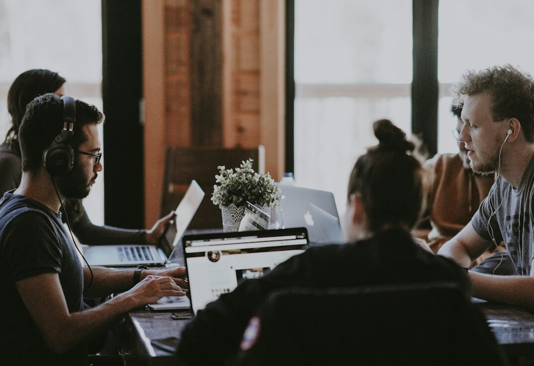 corporate programmers collaborating