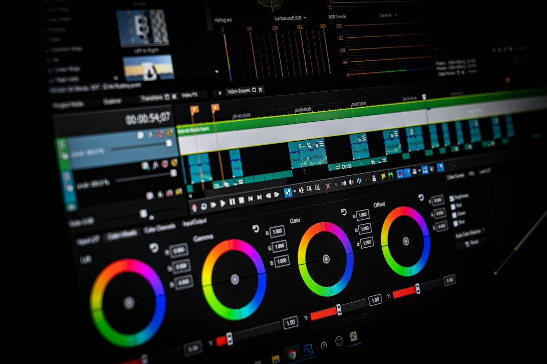 software interface on screen